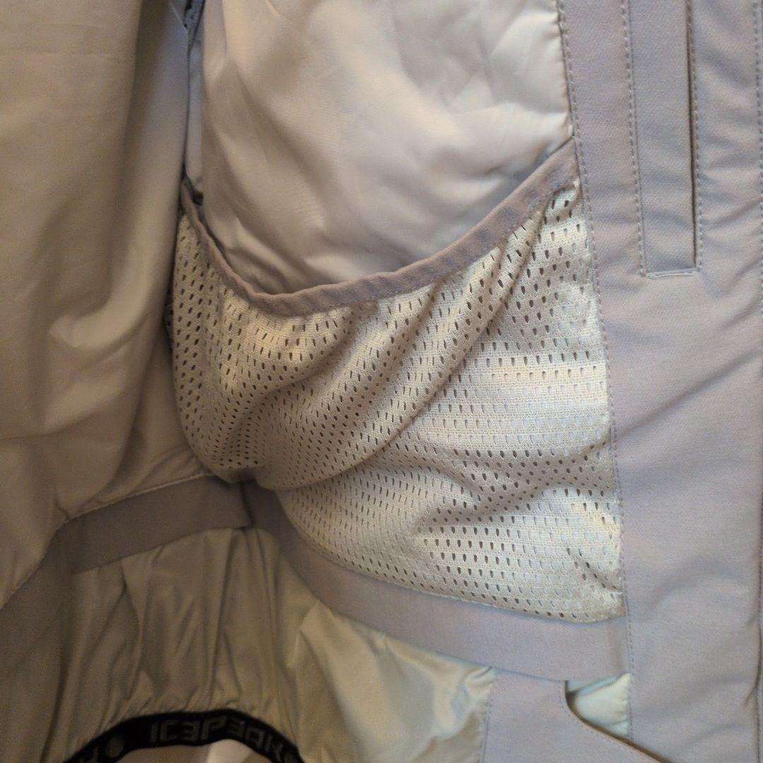 【ICEPEAK・美品】スキー・スノーボードジャケット ベージュ/ホワイト