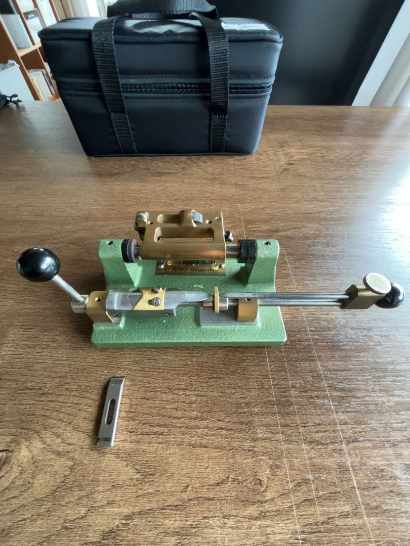 リーガー　リードメーキングマシン　替刃・各種スクレープ調整板付