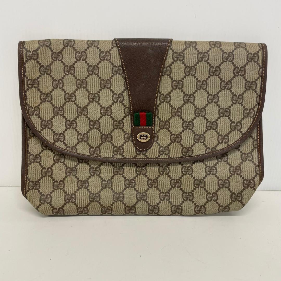 GUCCI 156.01 GGスプリーム クラッチバッグ セカンドバッグ