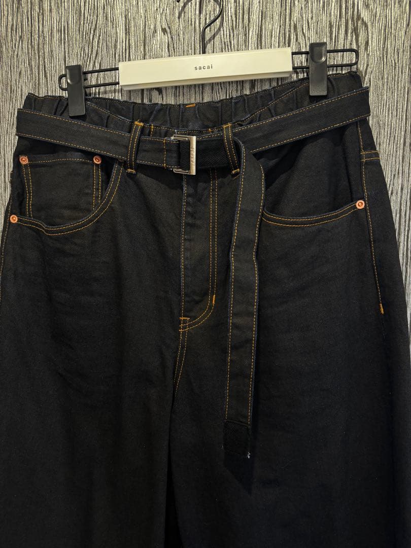 断*中様 Sacai (サカイ) BELTEED BAGGY FLAIR DEN