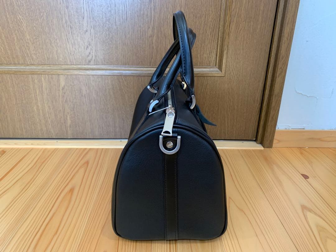 MBハイエンド レザーショルダーバッグ ミニボストン