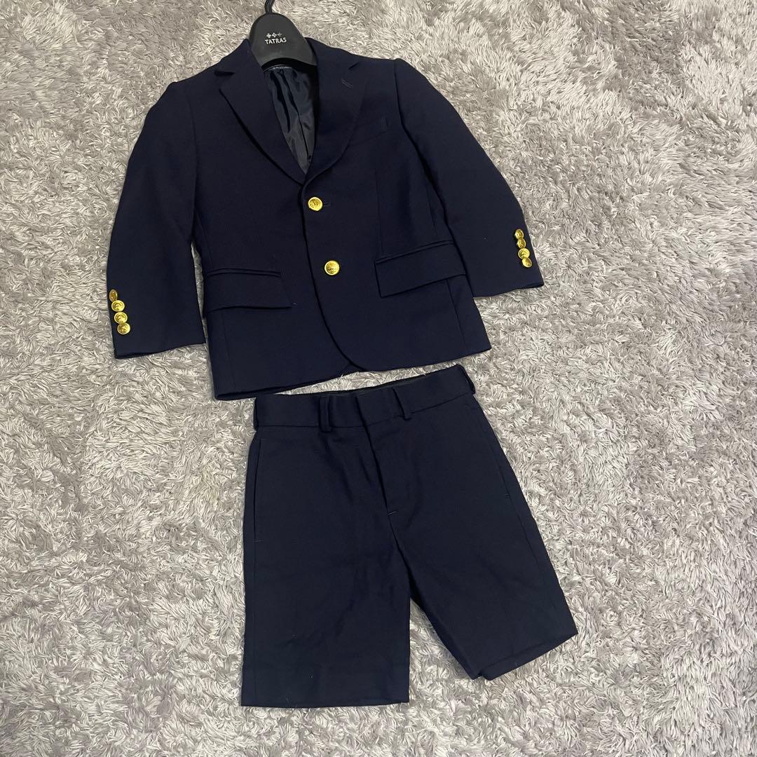 極美品　ポロラルフローレン　キッズ　スーツ上下　フォーマル　10 金ボタン