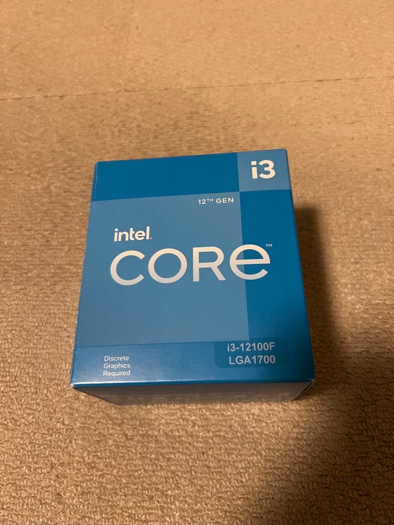 Intel Core i3-12100F 12世代 CPU LGA1700