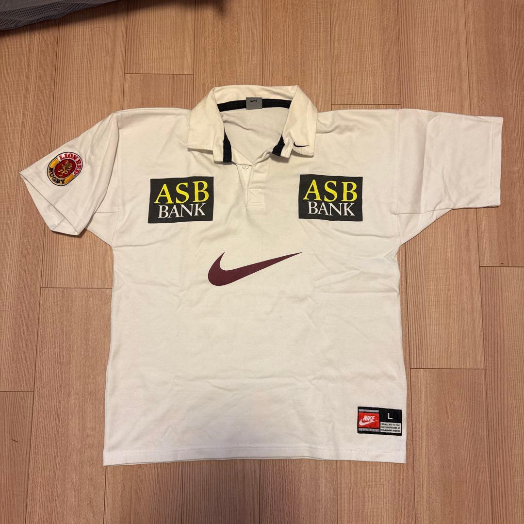 レア　Nike ASB Bank Lサイズ　ラグビー ノースハーバー　州代表