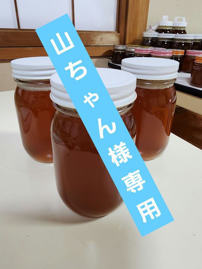 日本蜜蜂はちみつ　550g　3本