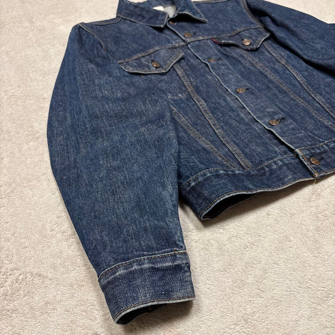 濃紺美品◎70sリーバイス 70505 USA製デニムジャケット40ケアタグ