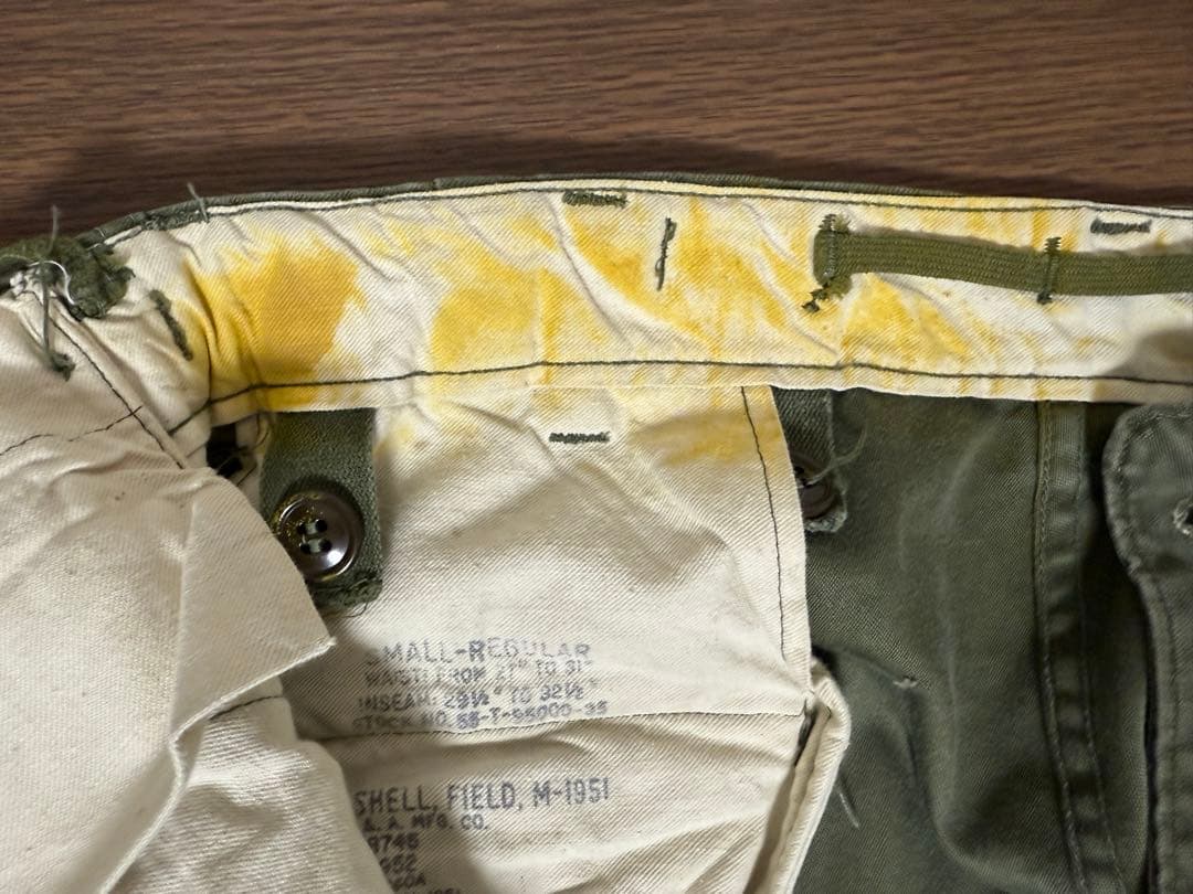 とも　50s U.S. ARMY M-51 フィールドパンツ カーゴ