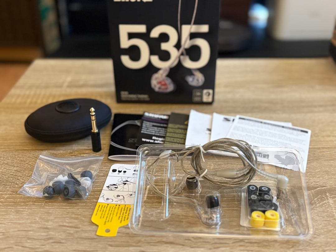 SHURE SE535 有線イヤホン クリア SE535-CL-A 2022