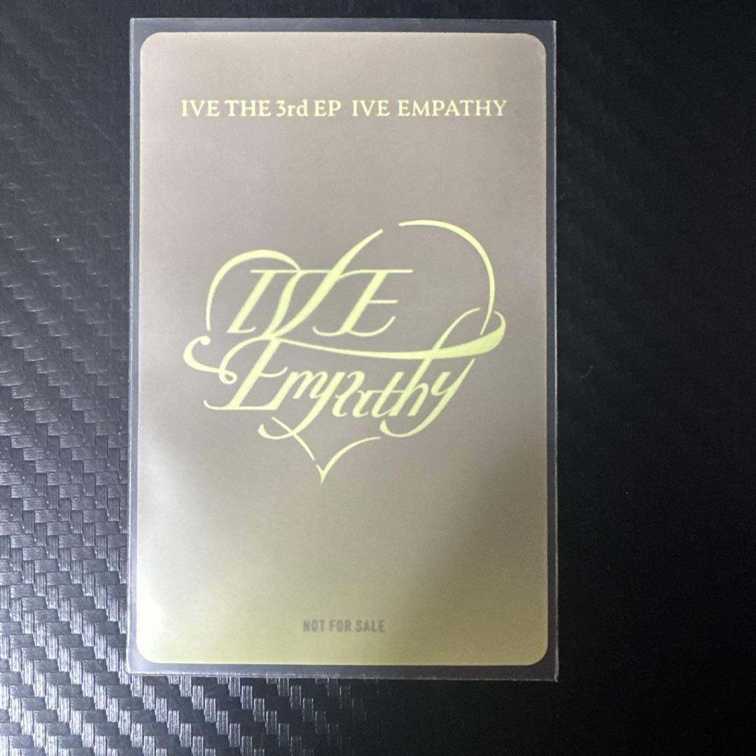 IVE ウォニョン EMPATHY ソニミュ 特典 トレカ 1枚 公式品