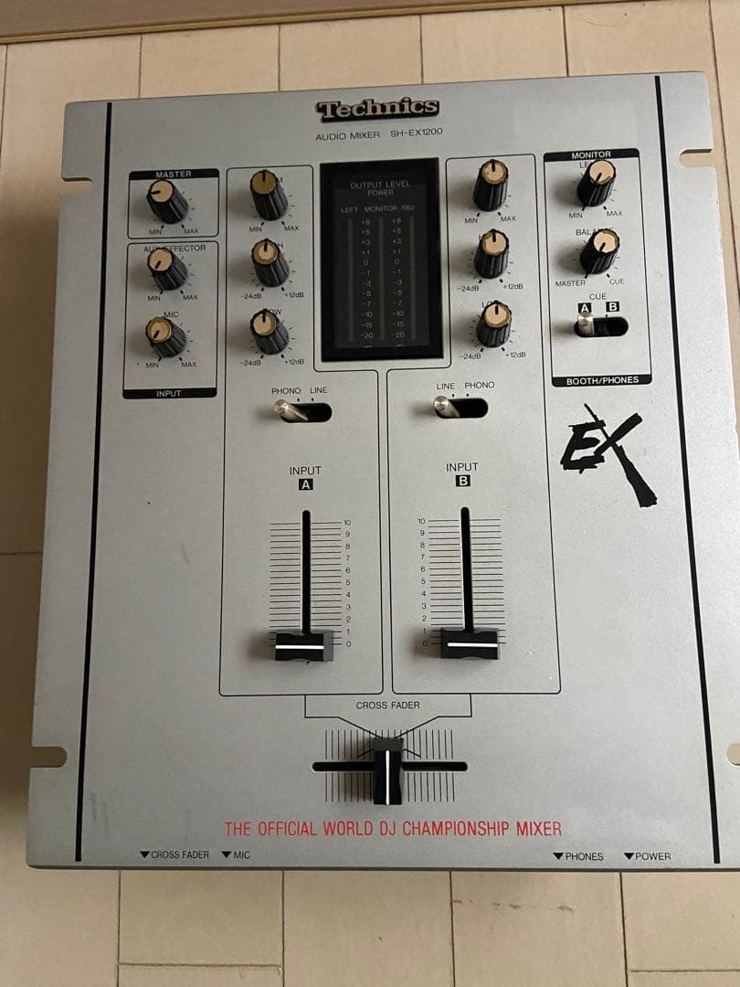 整備済み美品　Technics sh-ex1200DJミキサー