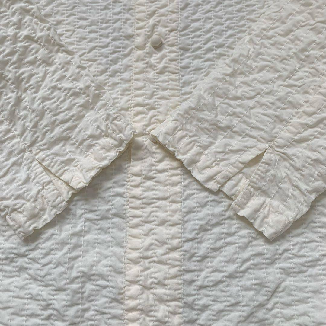 ni 　ASHA by MDSイッセイミヤケ　インド綿　シャツ　シワ加工