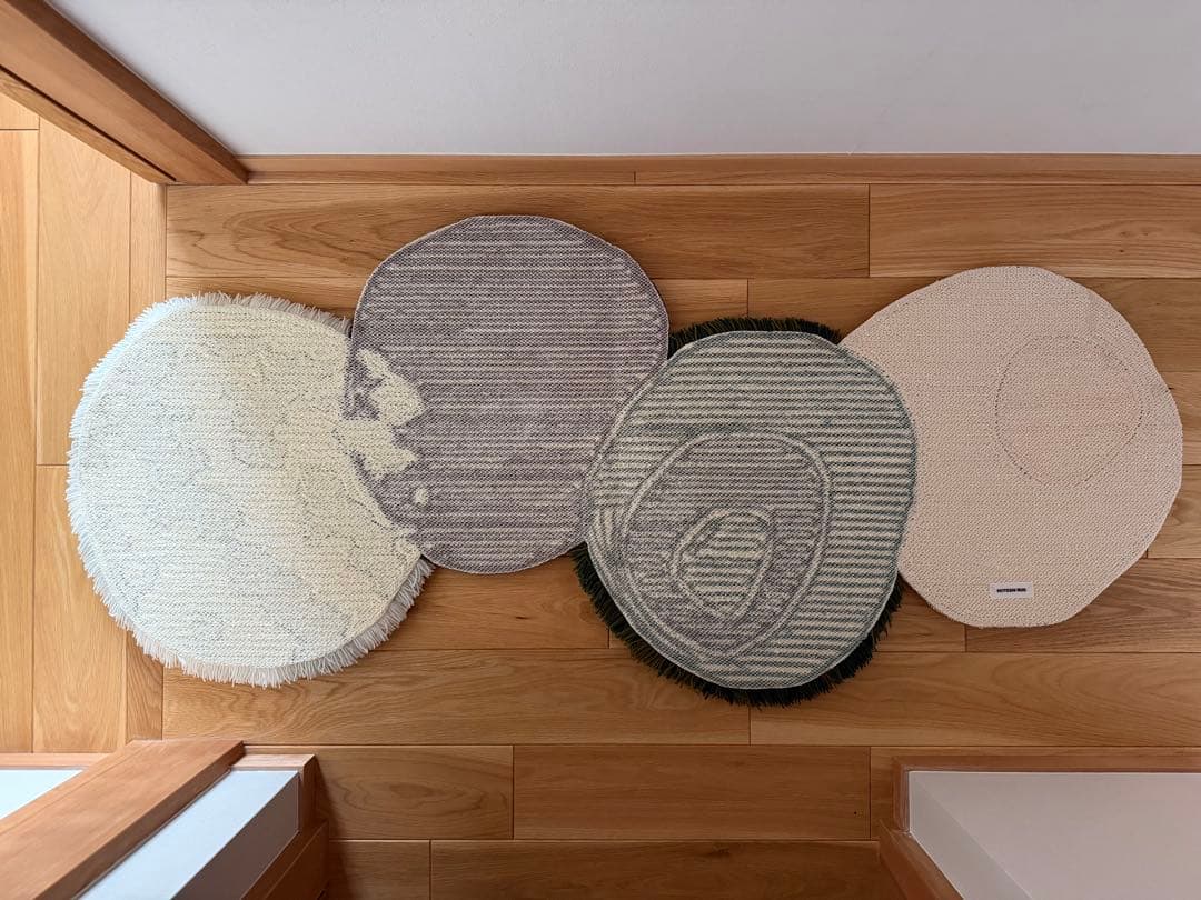 MIYOSHI RUG 円形ラグ 4点セット