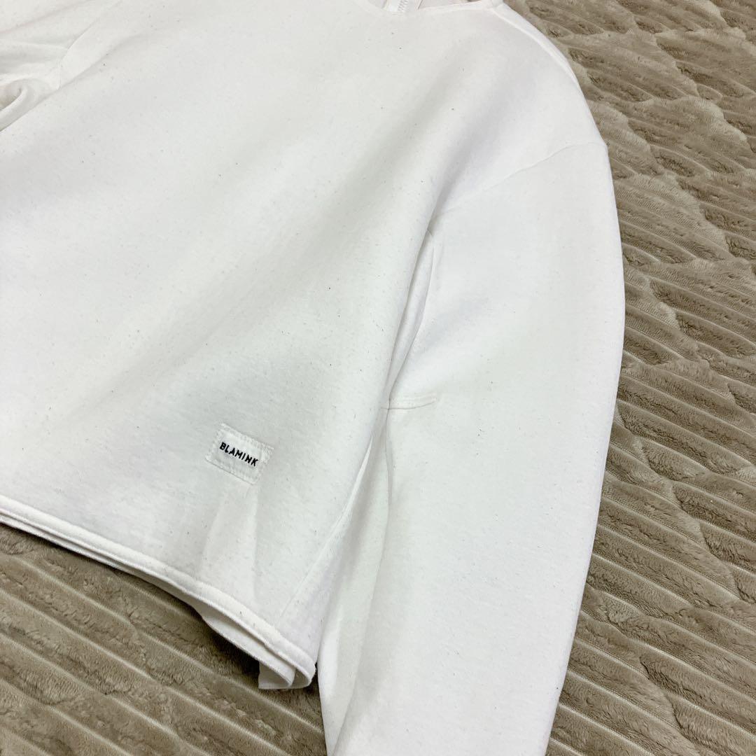 BLAMINK ブラミンク プルオーバー　スウェット　ホワイト