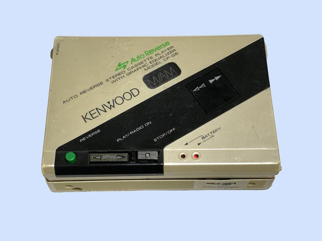 M8052 KENWOOD ポータブルカセットプレーヤー CP-G5