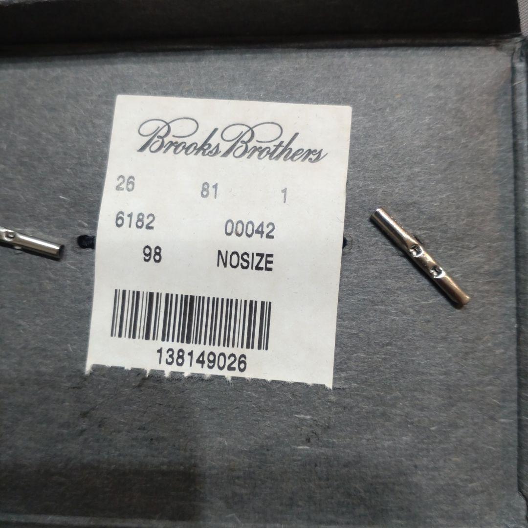 Brooks Brothers シルバー ブラック カフリンクス