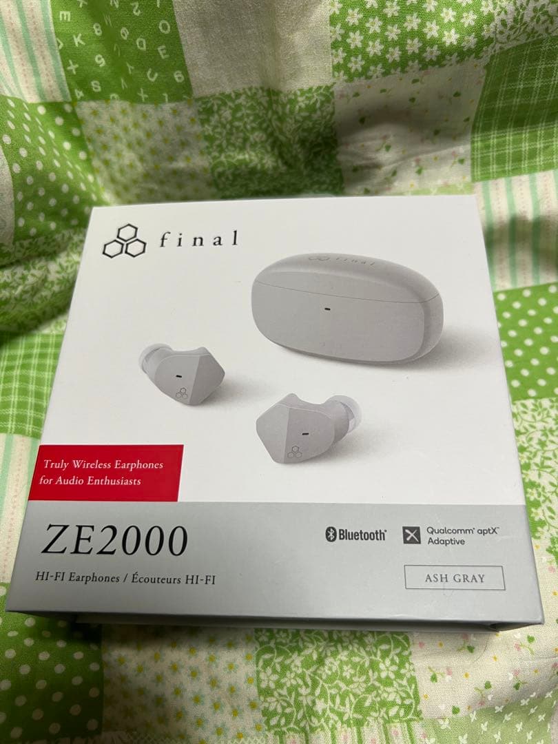 新品☆final☆ZE2000☆ワイヤレスイヤホン☆アッシュグレー