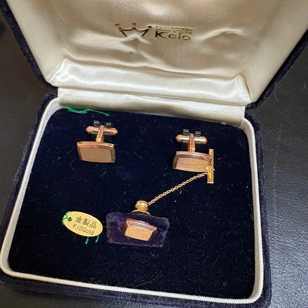 早い者勝ち　K10 タイピン　カフス　セット
