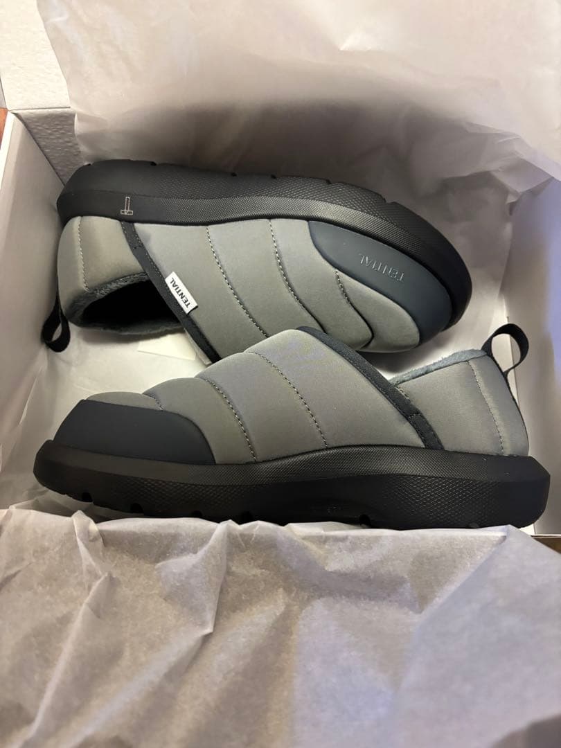 TENTIAL リカバリーサンダル ウォーム XS グレー