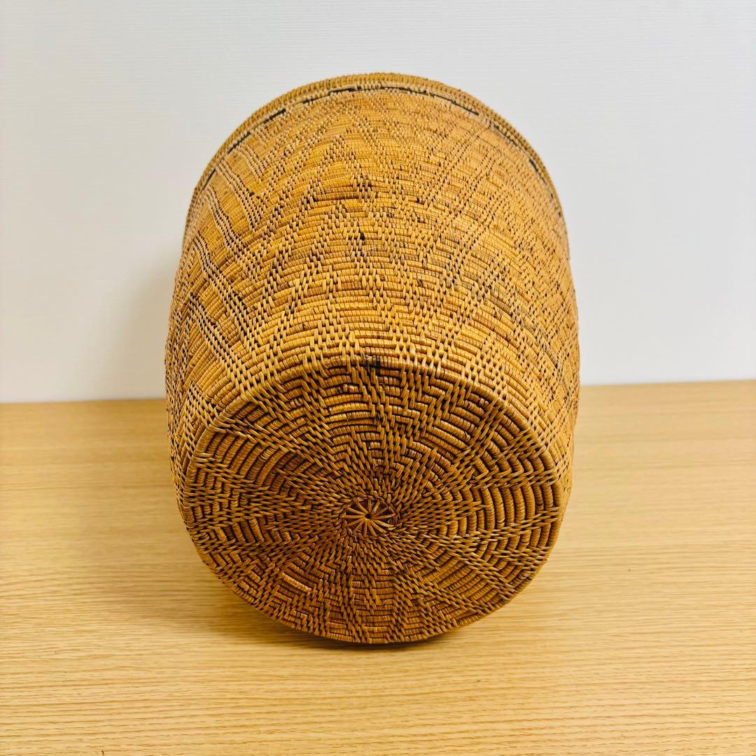 【希少品】アタ 蓋付き かご バスケット ASHITABA 送料込み