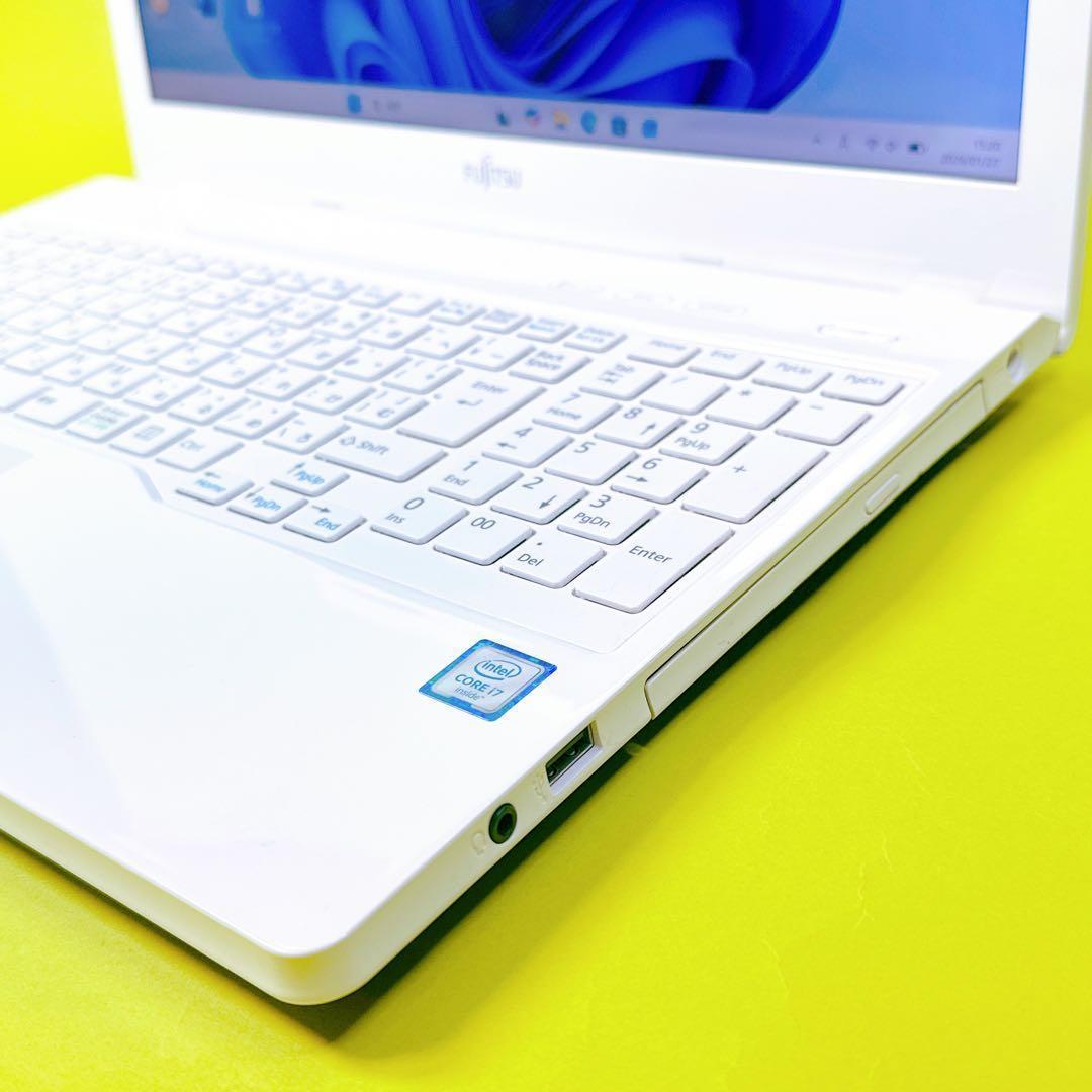 極速i7‼️新品SSD ノートパソコン win11 ワードエクセル オフィ 薄型