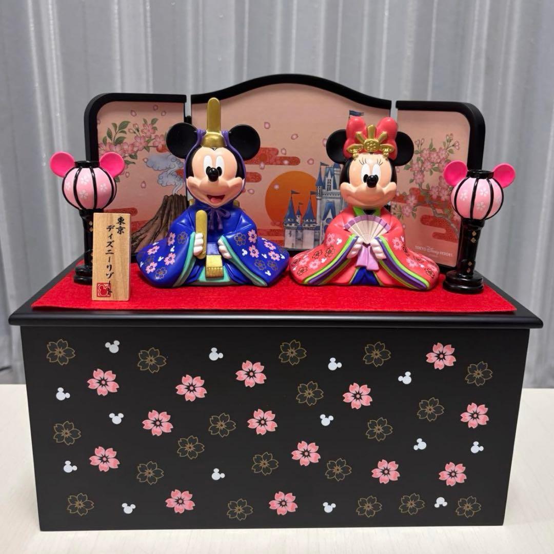 【美品】ミッキー ミニー ひな祭り ひな人形 初節句