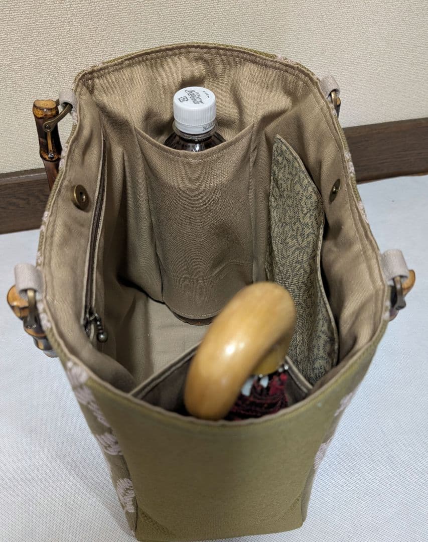 ハンドメイド　トートバッグ　ミナペルホネン