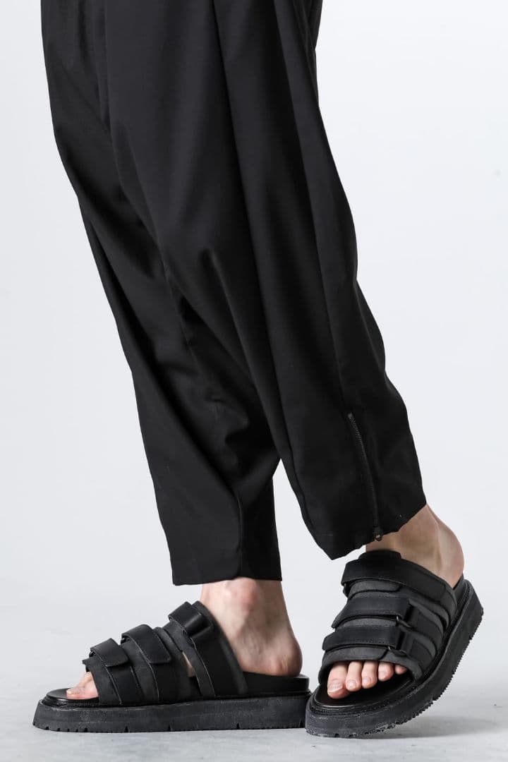 【美品】ISO 位相 GUIDI カーフレザーサンダル 42 black