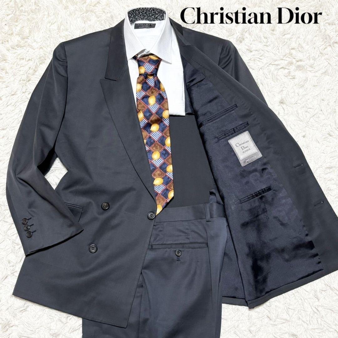 クリスチャン ディオール スーツ セットアップ ダブル モヘア混