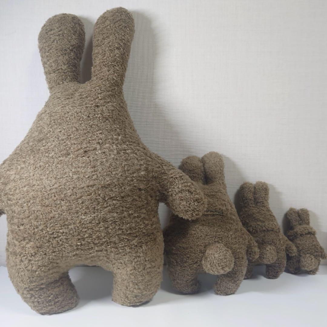 【HI】ウサギぬいぐるみ / ブラウン２型４サイズ（各装備込み）