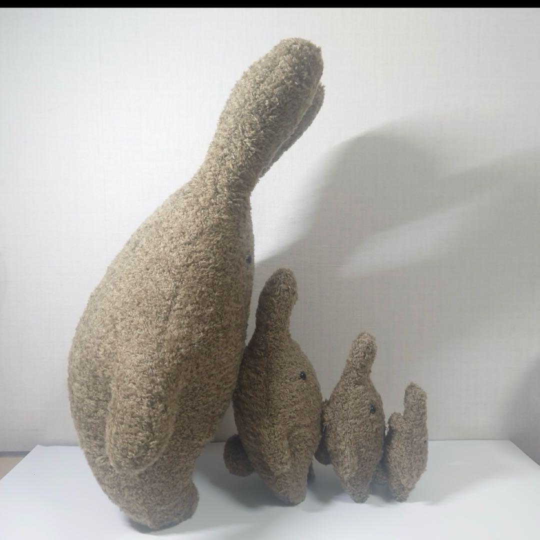 【HI】ウサギぬいぐるみ / ブラウン２型４サイズ（各装備込み）