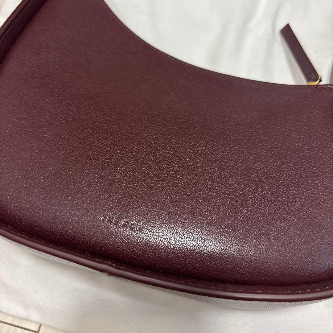 【美品】The Row ザロウ ハーフムーン ハンドバッグ　レーズン