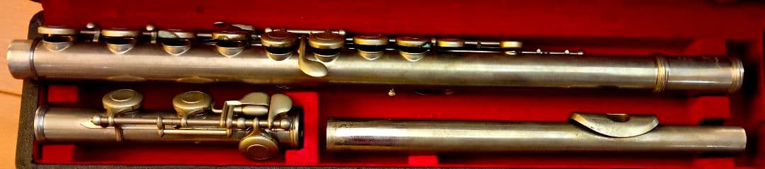 シルバー フルート本体 16キー ケース付き ムラマツ TOKYO刻印