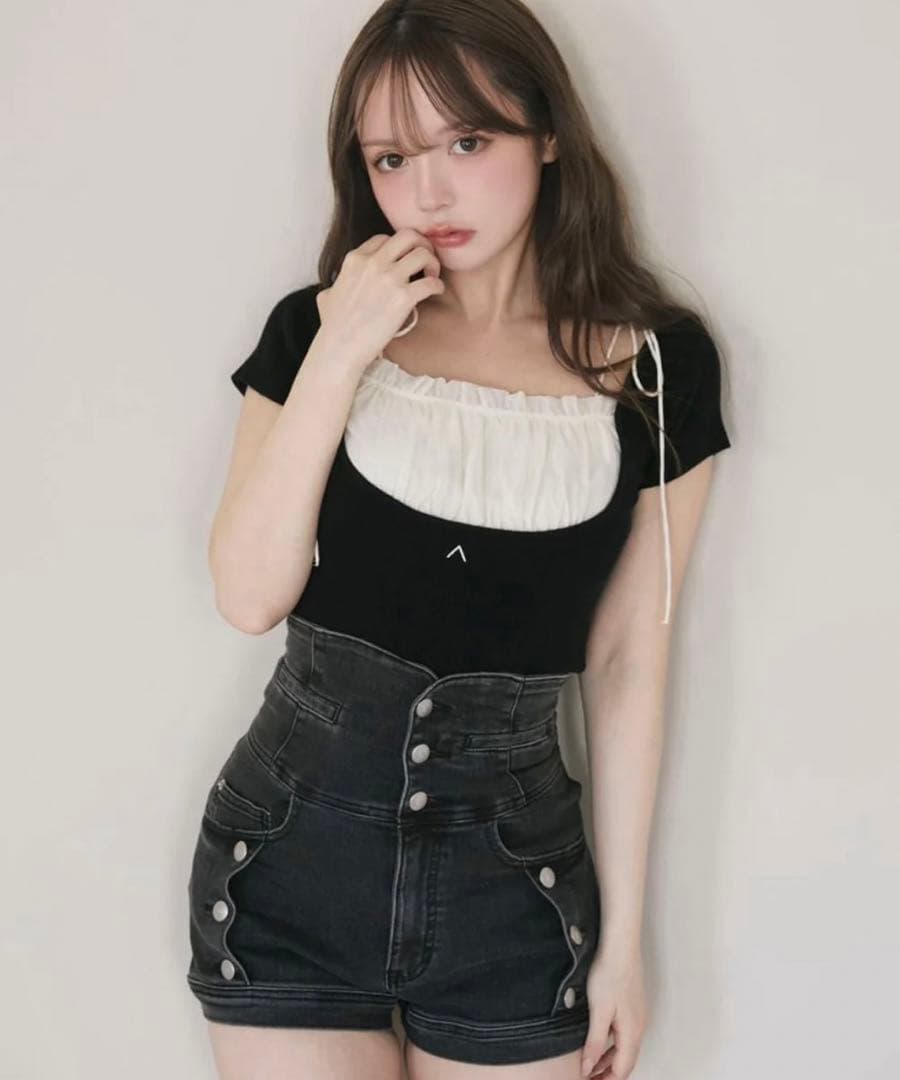 トップス ANDMARY Mew frill tops