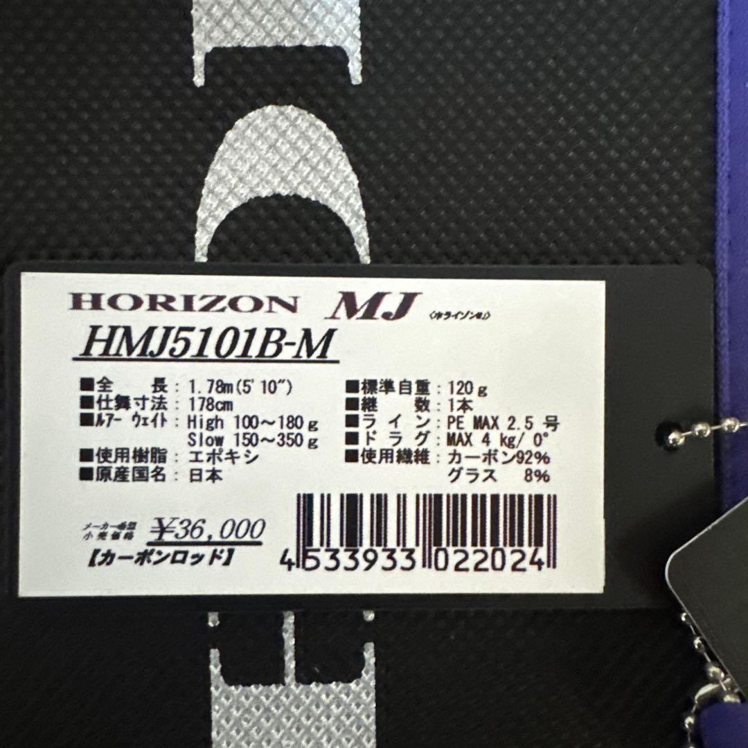 HORIZON MJ ジギングロッド ロッドケース付き
