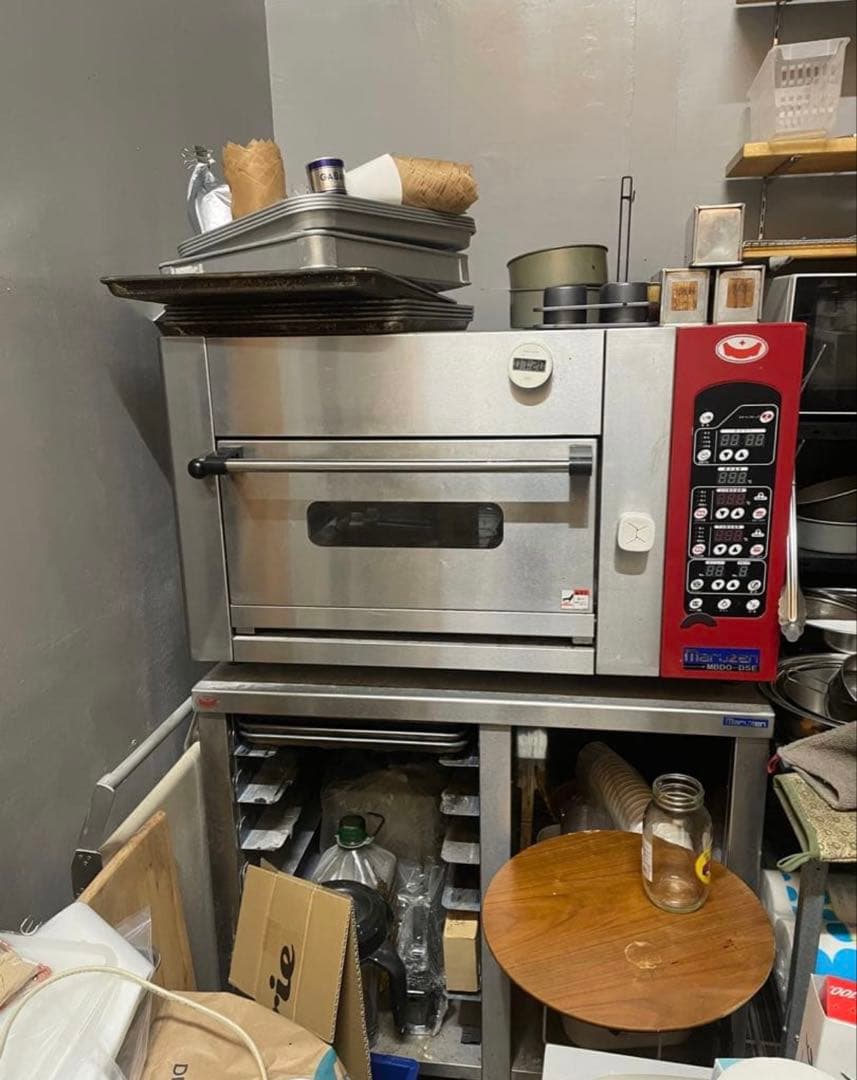 Maruzen MBDO-D5E 石床デッキオーブン　架台付き