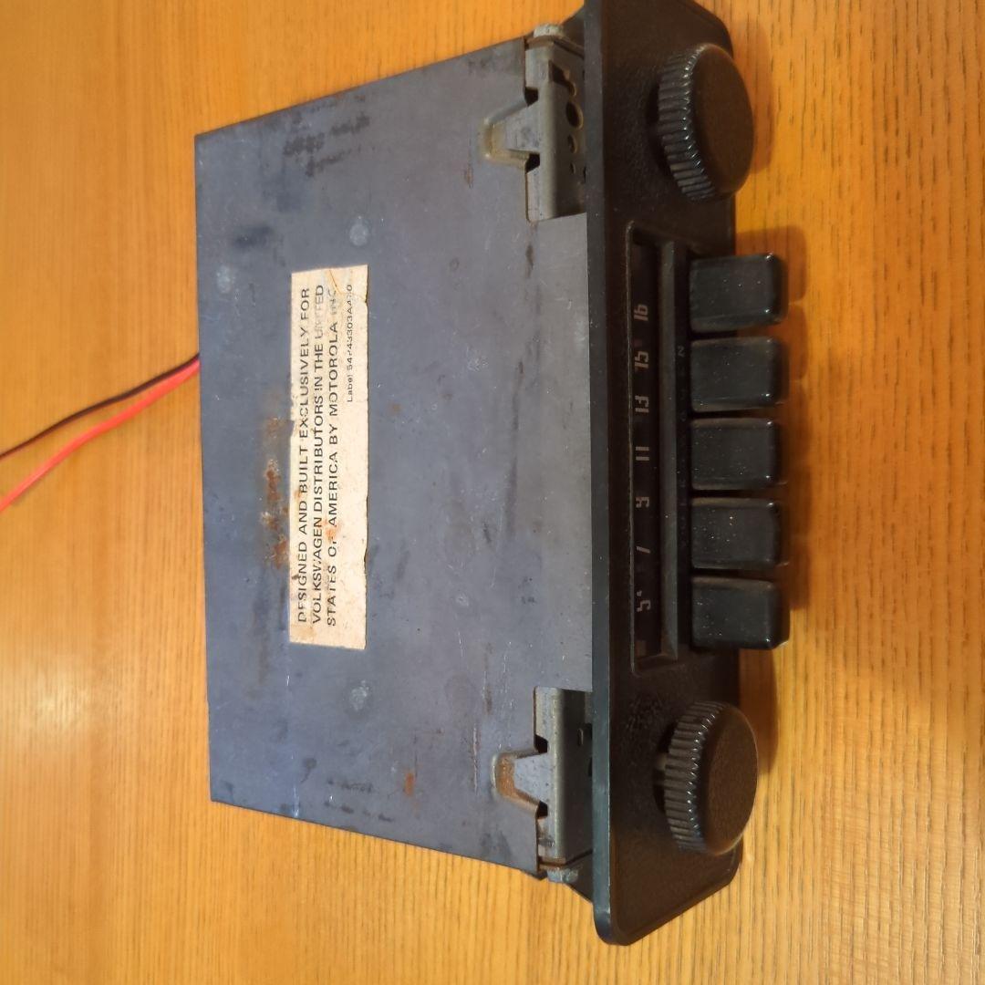 空冷VW カーラジオ純正　ナショナル　ビートル高年式