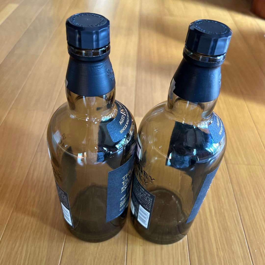 山崎 18年 空瓶と空箱2本セット