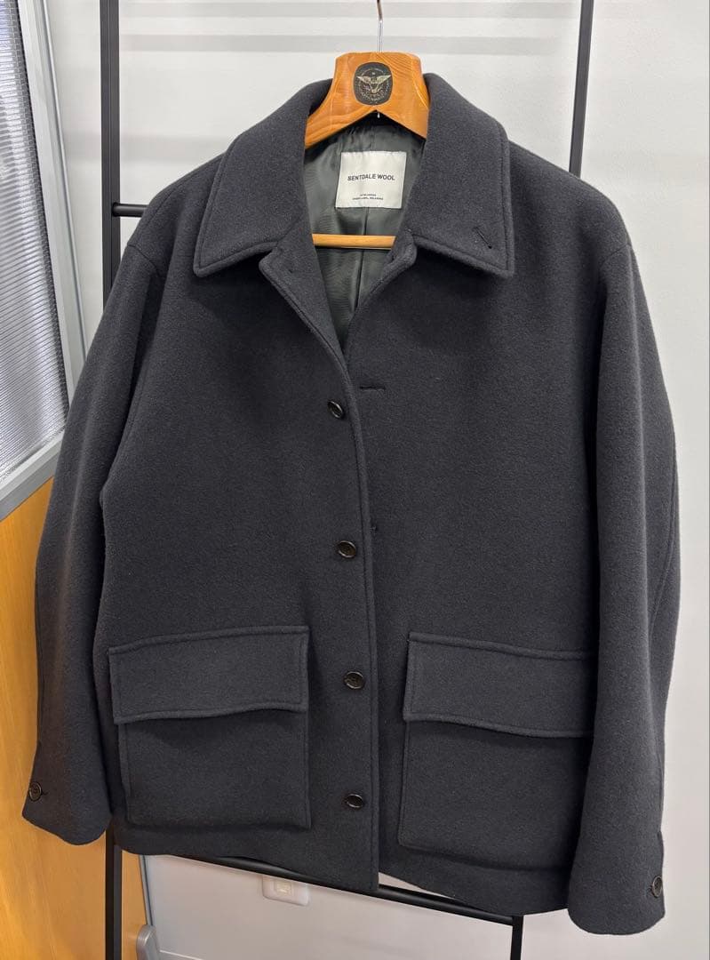 SENTDALE WOOL カバーオール　ダークグレー