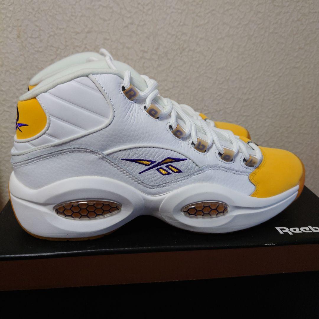 【新品未使用】QUESTION MID　レイカーズカラー　28cm