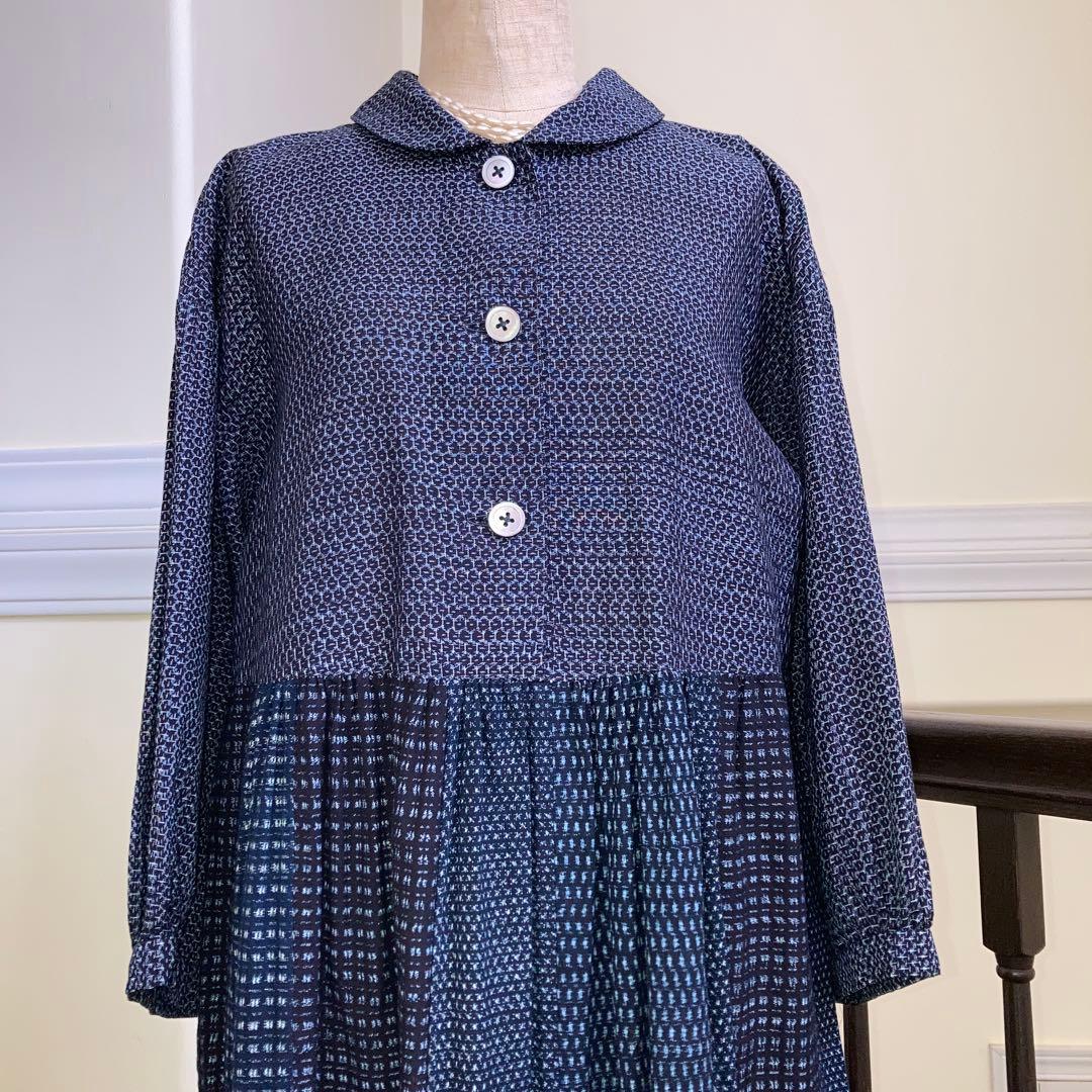 古布リメイクワンピース