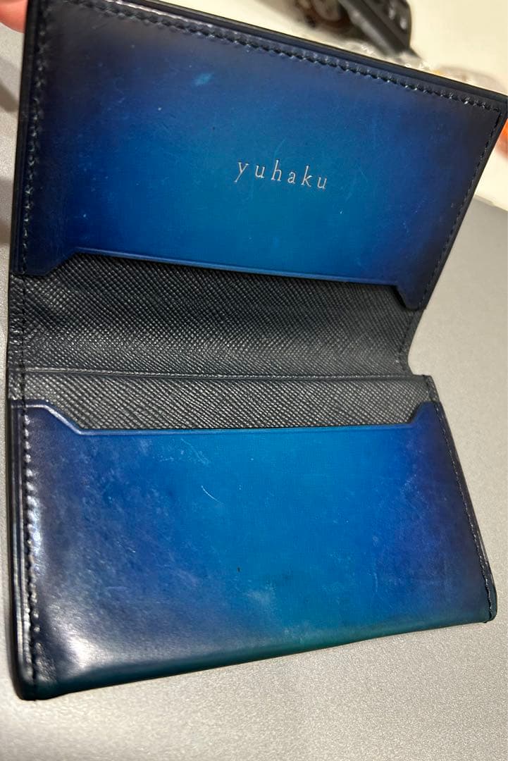 yuhaku名刺入れ　YVP161 Blue