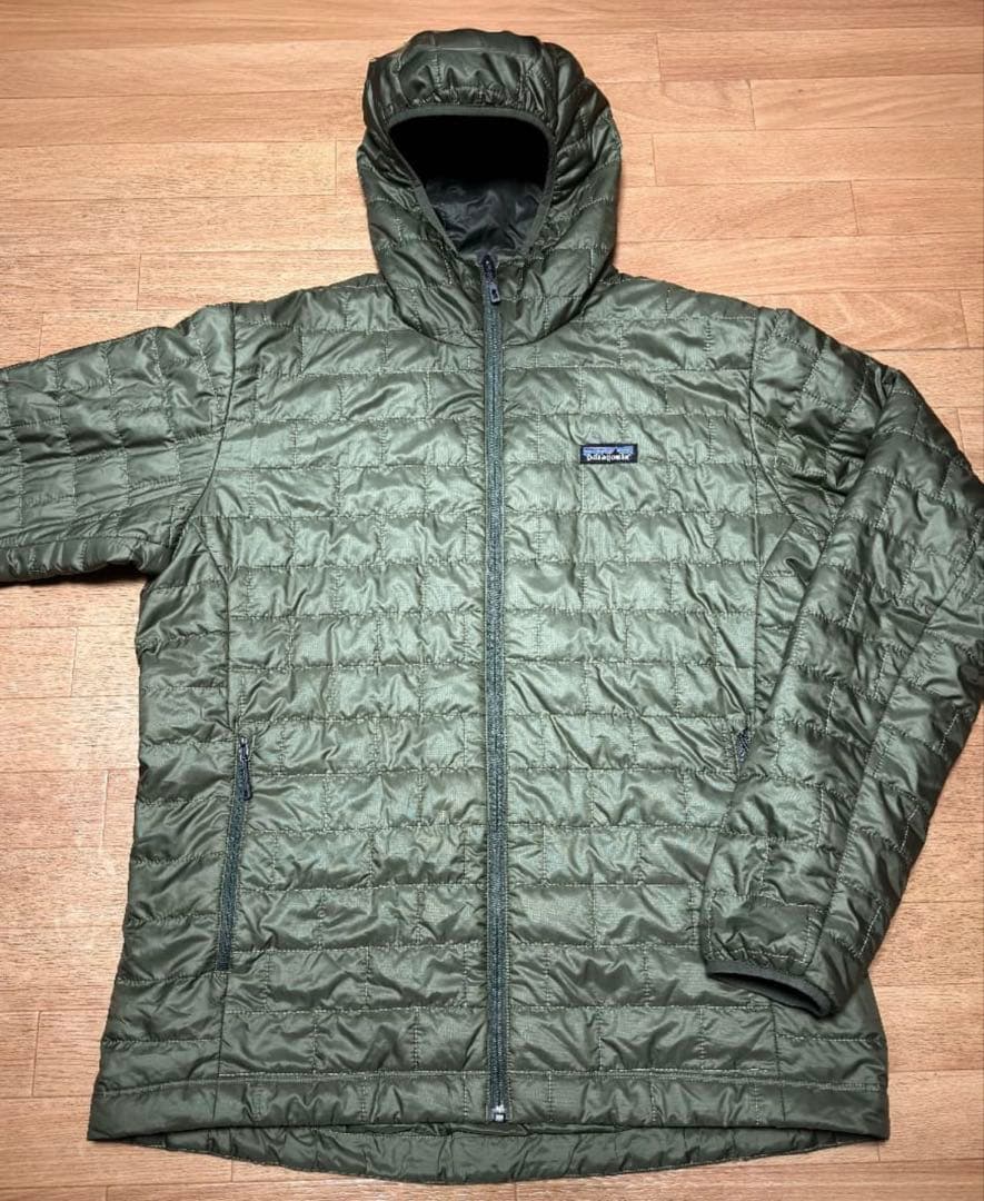 美品 Patagonia ナノパフ フーディ メンズ Lサイズ