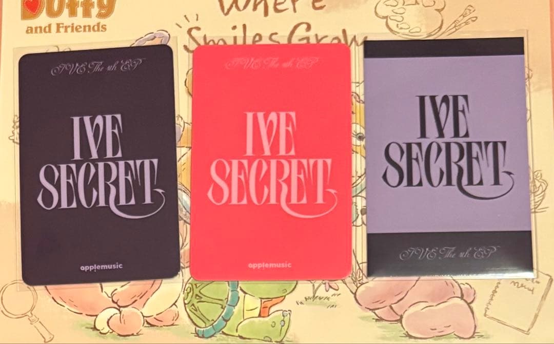 ive secret ウォニョン　apple music 特典トレカ