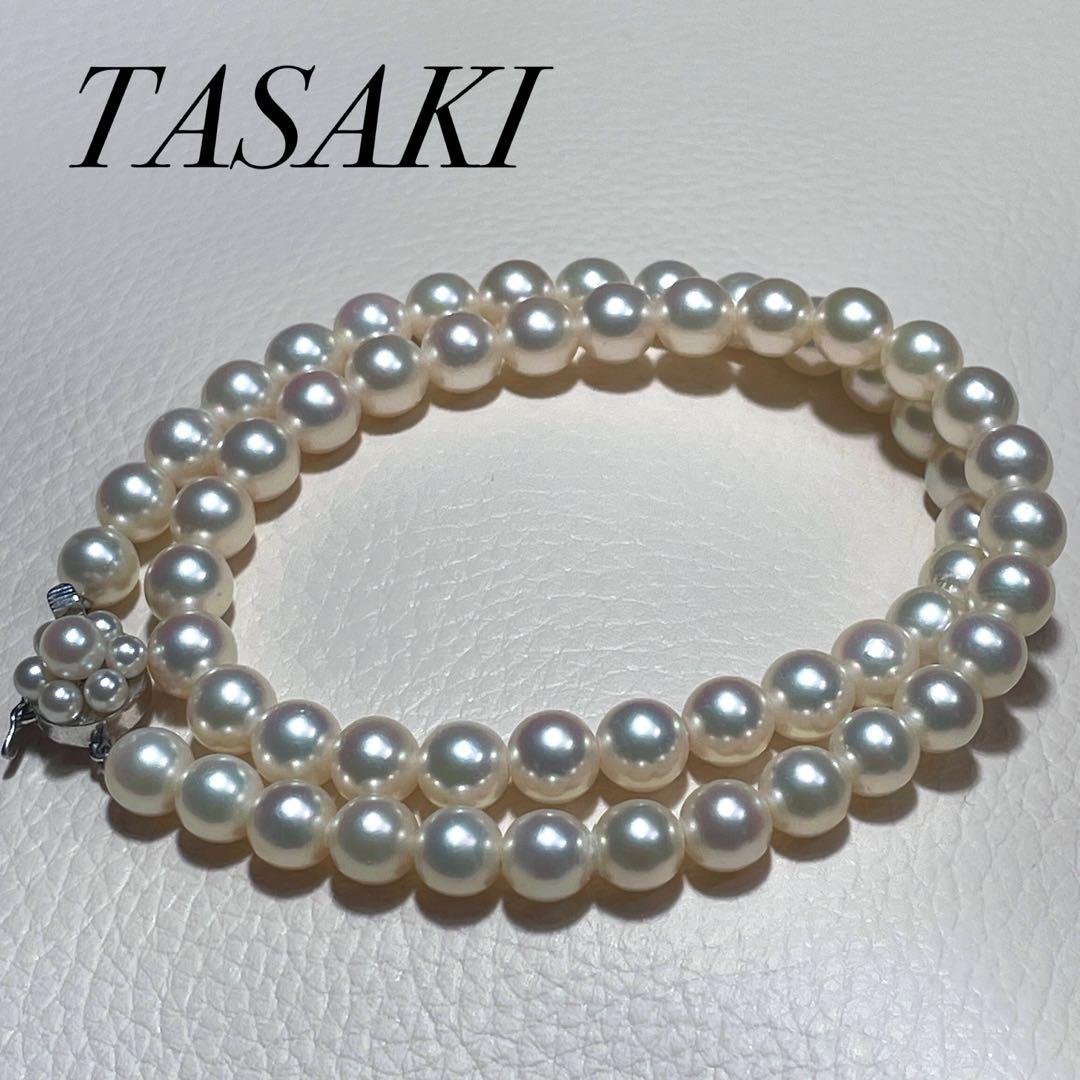 照り最強✨️ TASAKI あこや真珠 パール ネックレス 約7.0~7.5mm