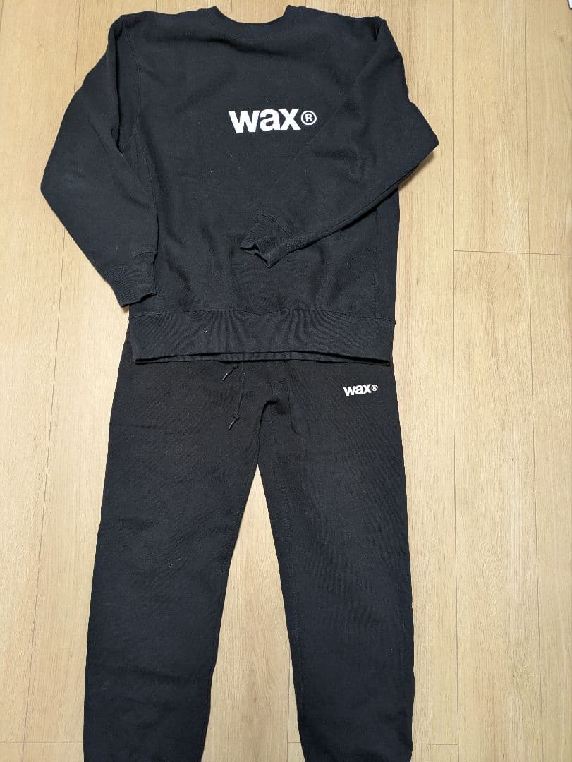 wax　thm ブラック スウェットセットアップ