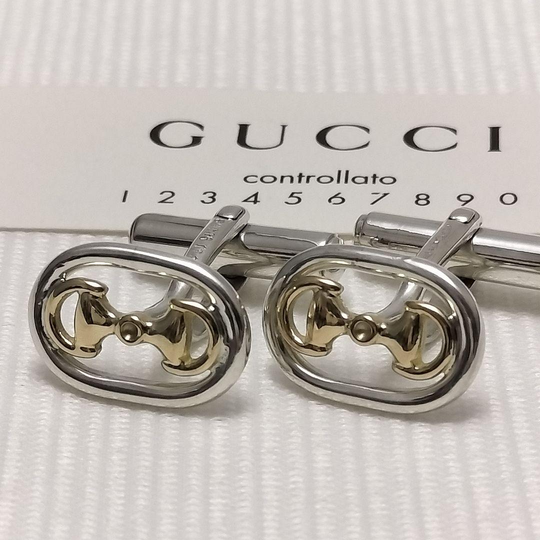 GUCCI カフス ホースビット K18 925 オールドグッチ ヴィンテージ