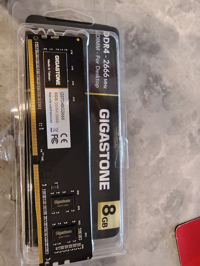 2枚　GIGASTONE DDR4-2666 8GB メモリ