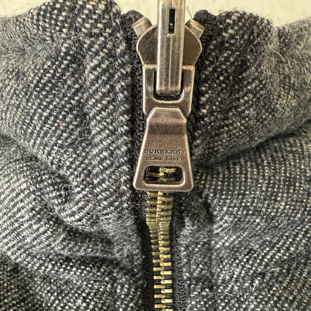 BURBERRY バーバリー ブラックレーベル ダウンベスト L リバーシブル