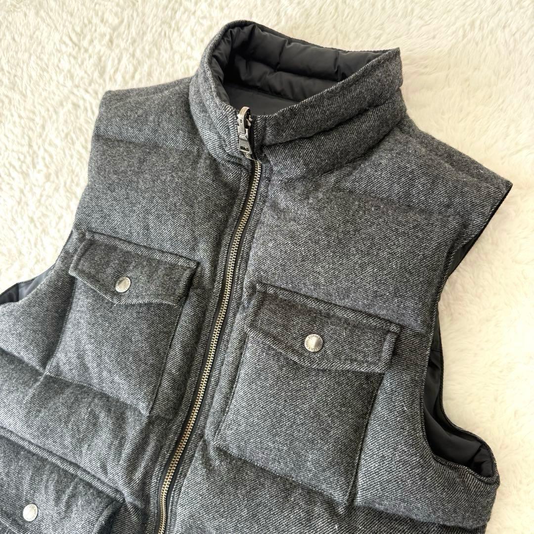 BURBERRY バーバリー ブラックレーベル ダウンベスト L リバーシブル