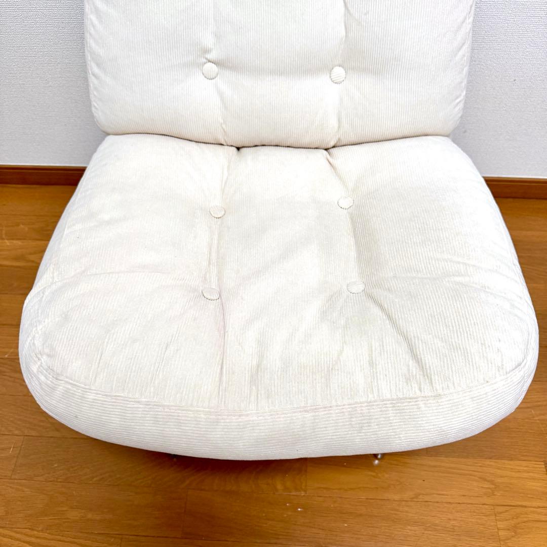 【AvE 】ohouse CAPER 回転チェア 1人掛け ホワイト